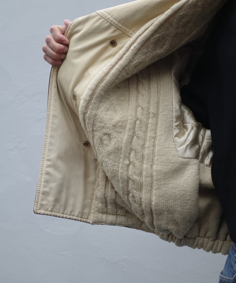 80's C.P.Company Shawl Collar Leather Blouson - Made in Italy