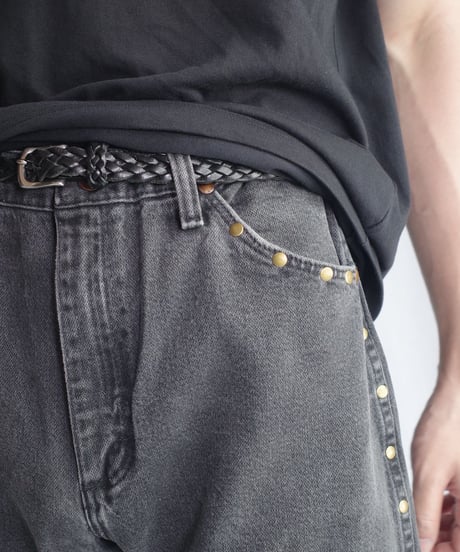 Wrangler Studded Black Denim -1