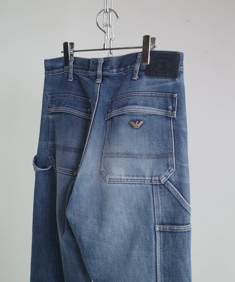 90s Armani Jeans Denim Painter Pants -Made in I
