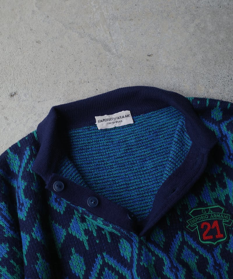 90's Emporio Armani Various Wool Knit -3 | DAMA