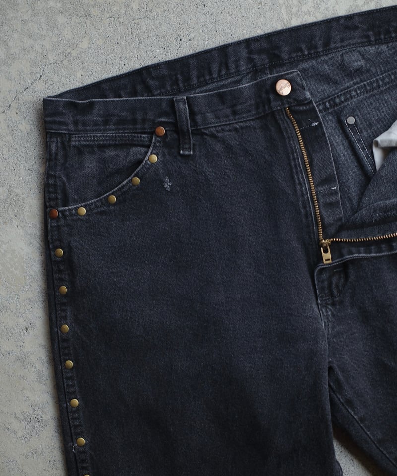 Wrangler Studded Black Denim -9 | DAMAGEDONE 2nd