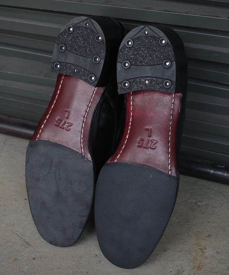 British Army Plane-toe Leather Officer Shoes -5 27.5cm