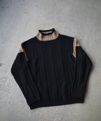 90's Giorgio Armani High Neck Wool Knit -Made in ITALY