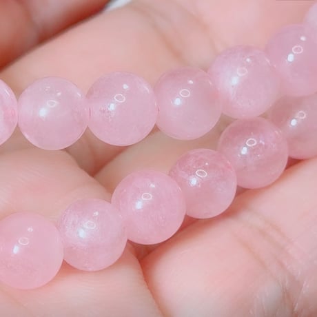 ♡モルガナイト♡ブレスレット♡内径15〜17サイズ調整可能♡