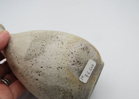 渡辺信史　w36徳利 炭化白