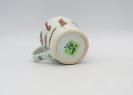 古川章蔵　色絵磁器花紋A1
