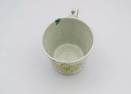 古川章蔵　染付磁器花紋E1