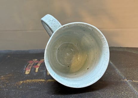 松尾三希子　半磁器色絵ピンクのマグA3