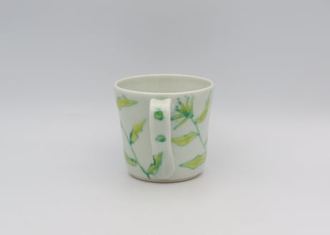 古川章蔵　色絵磁器花紋B