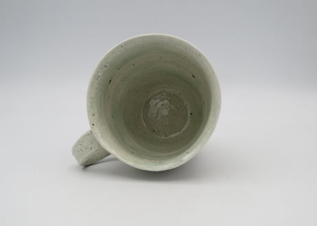 松尾三希子　半磁器色絵ピンクのマグA3