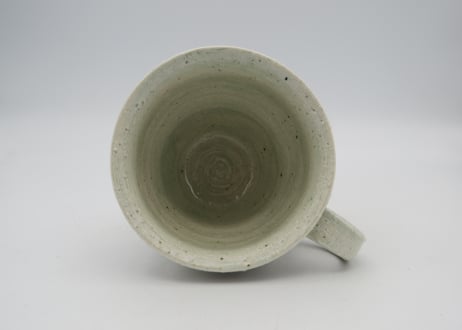 松尾三希子　半磁器色絵ピンクのマグA4
