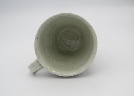 松尾三希子　半磁器色絵ピンクのマグA1