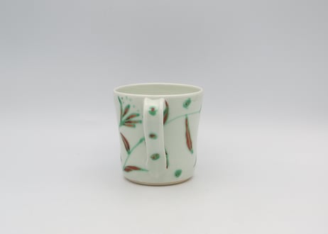 古川章蔵　色絵磁器花紋A2