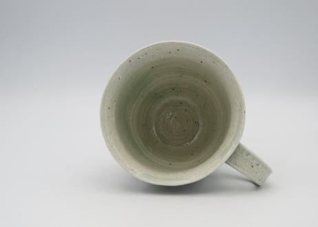 松尾三希子　半磁器色絵 青のマグC2