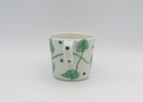 古川章蔵　染付磁器花紋E1