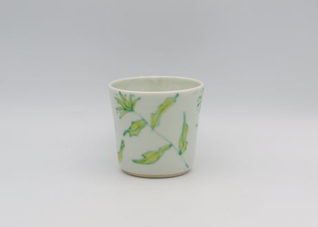 古川章蔵　色絵磁器花紋B