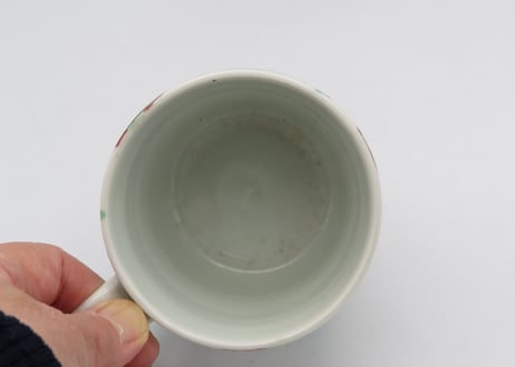 古川章蔵　色絵磁器花紋C