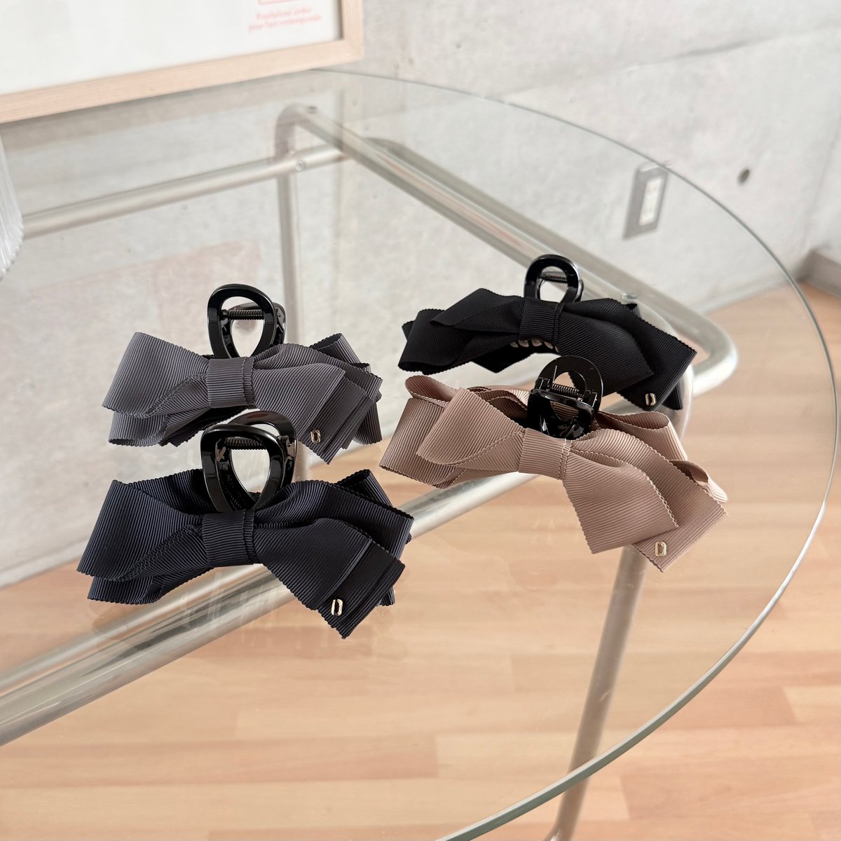 Yukichi】BRIGITTE dot ribbon clip in Yukichi】BRIGITTE dot ribbon