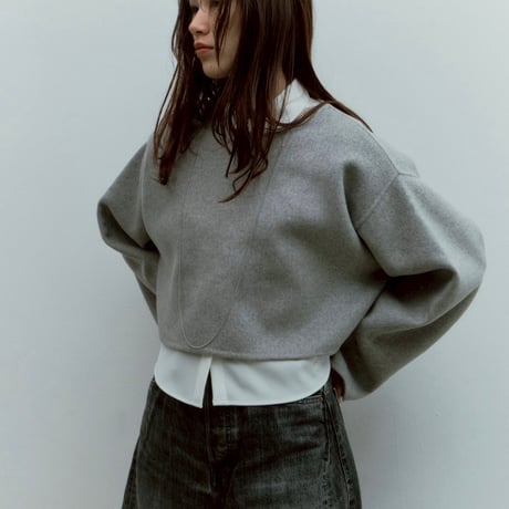 wool rever poncho