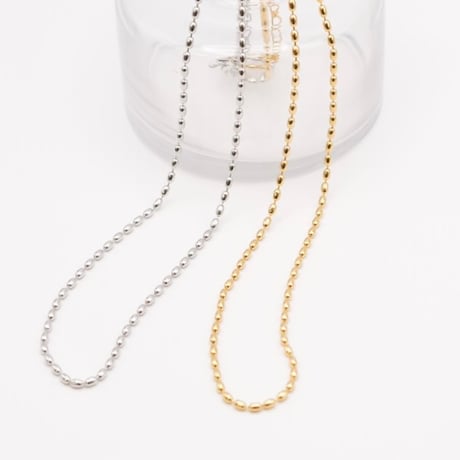 grain long necklace