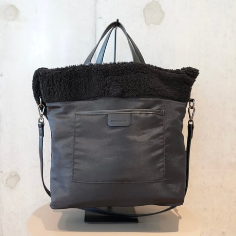 reversible moco tote bag