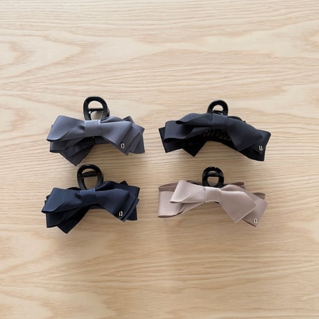 ribbed ribbon hair clip