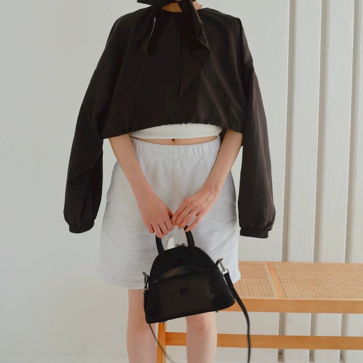 MESH BAG / black（pre-order） | DECOLLTE ACCESSORY