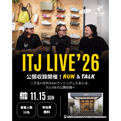 FUTAKO RUN with KEEN × ITJ LIVE’26