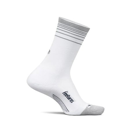 【Feetures】ELITE LIGHT CUSHION MINI CREW WhiteFlash
