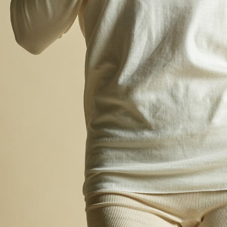 COTTON SILK SEKKETSU LONG-SLEEVE【IVORY】