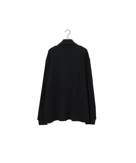 HIGH DENSITY WAFFLE turtle tee / amn-CS-101 / Black
