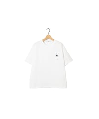 " Dalahäst " half sleeve tee / amn-CS-097 / White