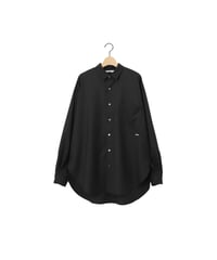 GABARDINE classic shirts / amn-SH-059 / Black