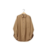 GABARDINE classic shirts / amn-SH-059 / Beige