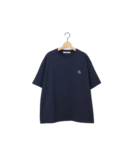 " Dalahäst " half sleeve tee / amn-CS-097 / Navy