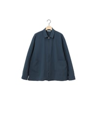 NYLON zip park shirts / amn-SH-058 / Deep Teal