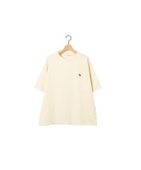 " Dalahäst " half sleeve tee / amn-CS-097 / Cream