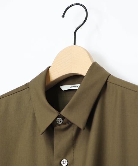 GABARDINE classic shirts / amn-SH-059 / Olive