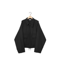 WARM GABARDINE useful blouson / amn-BL-024 / Black