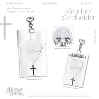 ♡°｡ レザーカードホルダーLeather Cardholder White.ver*ﾟ♡
