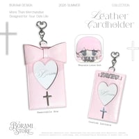 ♡°｡ レザーカードホルダーLeather Cardholder Pink.ver*ﾟ♡