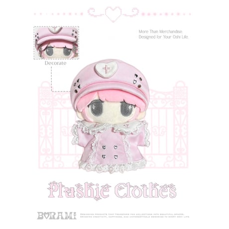 ✙ハンドメイド✙ CROSS HEART ゴシックベレー帽＋ドレス ピンク.ver