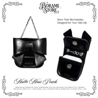 ♡°｡ リボン マルチミニポーチ Ribbon Multi Mini Pouch Black.ver｡°♡