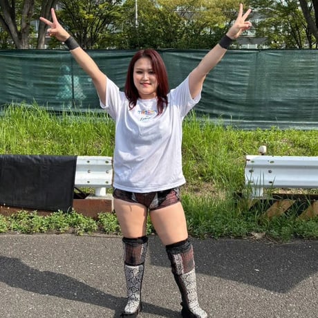 TIFプロレス LOVE&PEACE ドライTシャツ