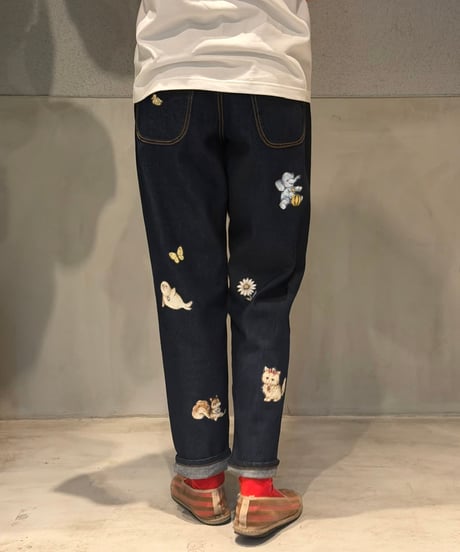 【現物・M】ペタペタデニムパンツ