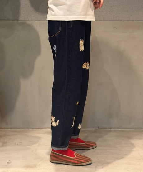 【現物・M】ペタペタデニムパンツ