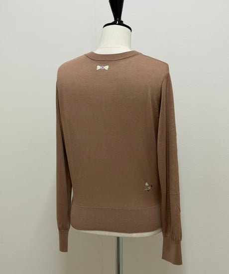 【現物・M】ペタペタ合わせるyukiemonカーディガン