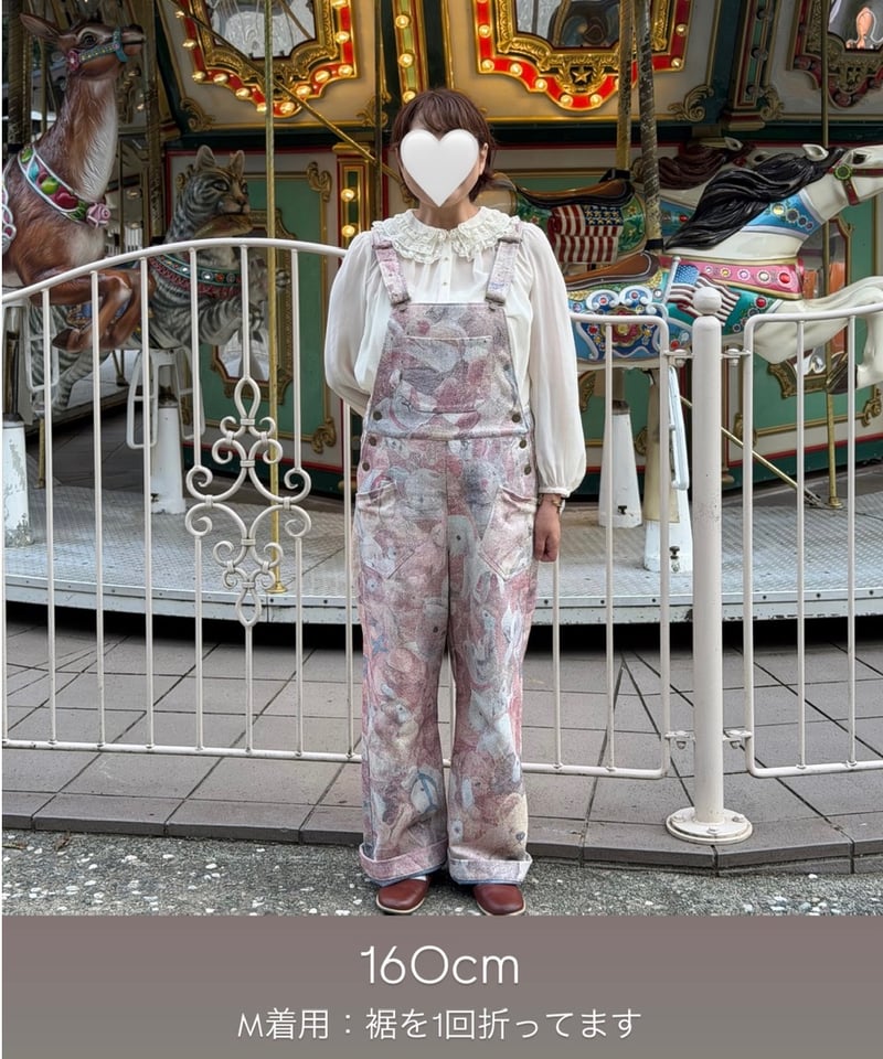 追加【数量限定受注・M】teddyデニムサロペット | yukiemon