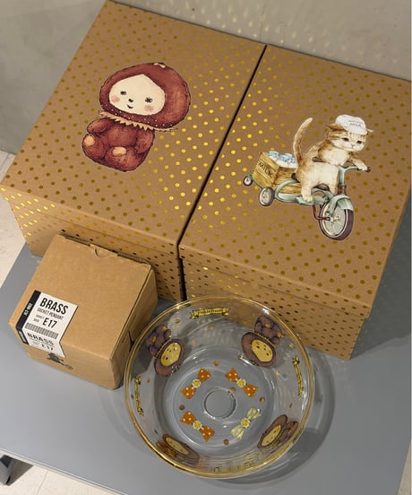 【現物】ガラスランプシェードBOX(少し訳あり)