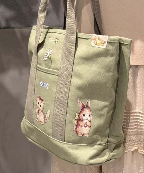 【現物】ぺたぺたミドルトート